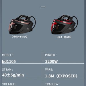 Compact Handheld Steam Electric Iron - Efficient Household Hanging Ironing Machine