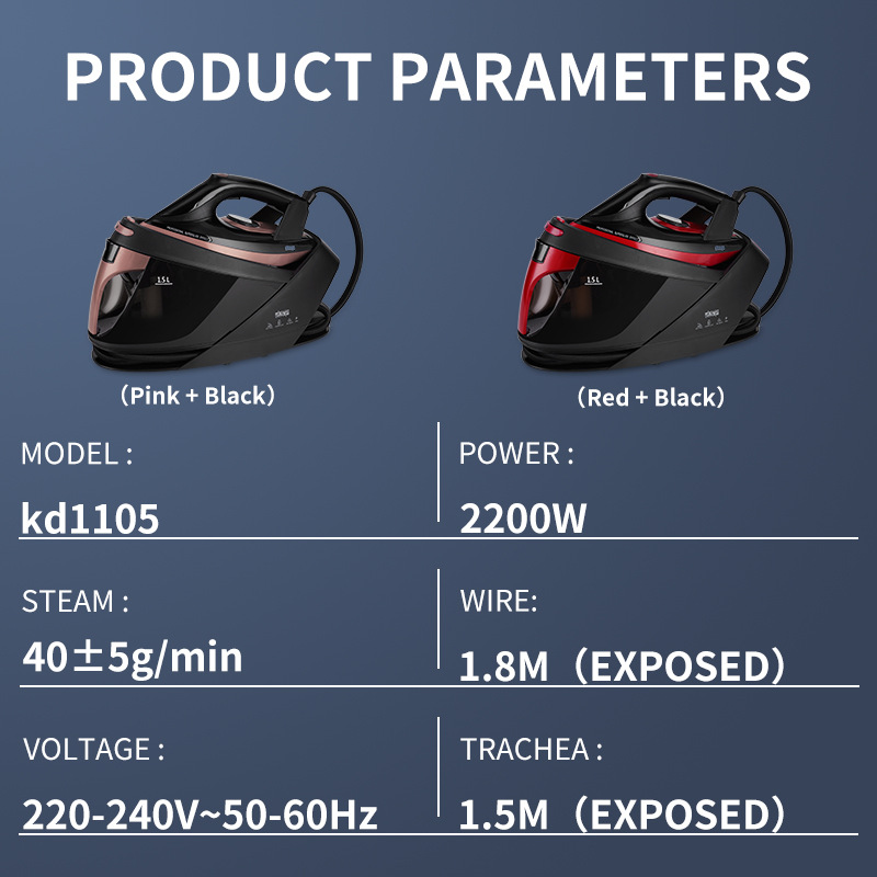 Compact Handheld Steam Electric Iron - Efficient Household Hanging Ironing Machine - Image 9