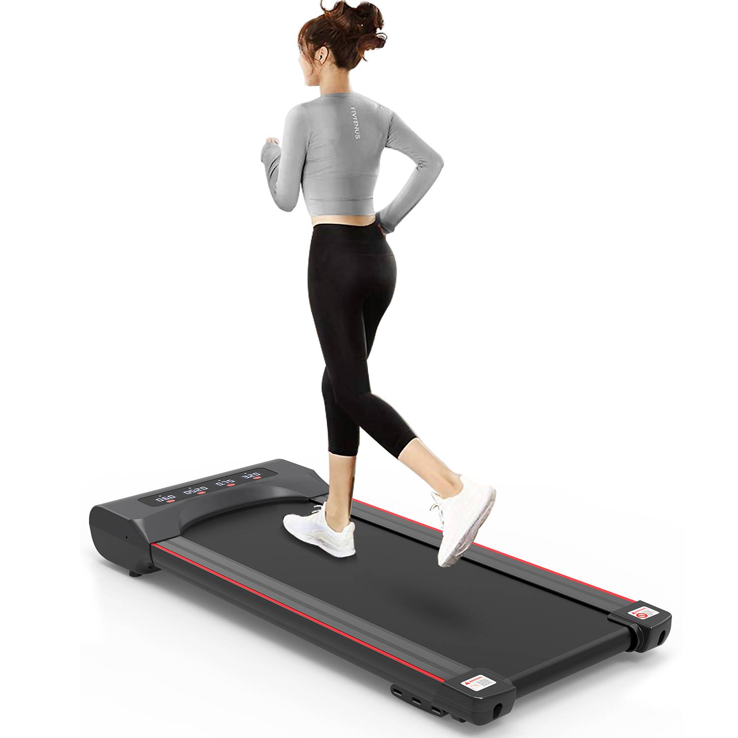 Compact Under Desk Treadmill Walking Pad for Home Office Fitness - Image 3