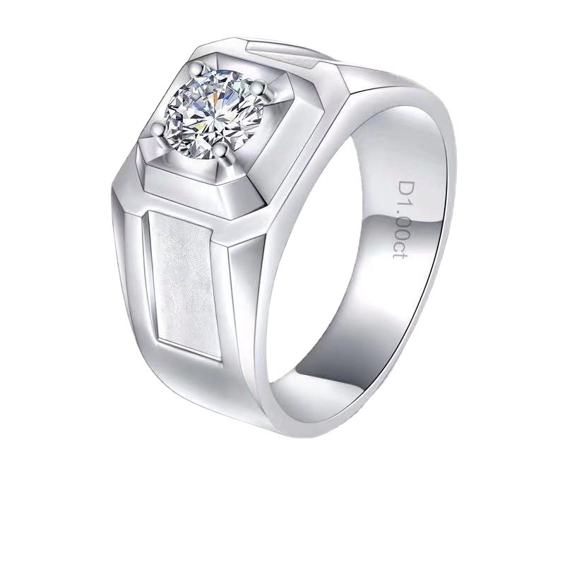 Chiba Silver-Plated Diamond Ring - Fashionable All-Match Wedding Classic Style - Image 13