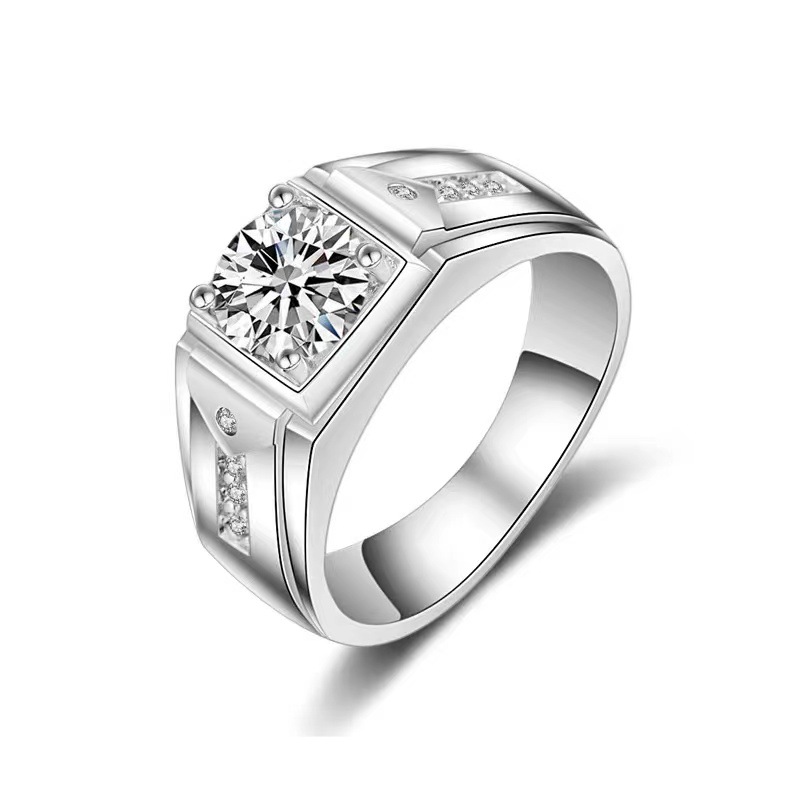 Chiba Silver-Plated Diamond Ring - Fashionable All-Match Wedding Classic Style - Image 20