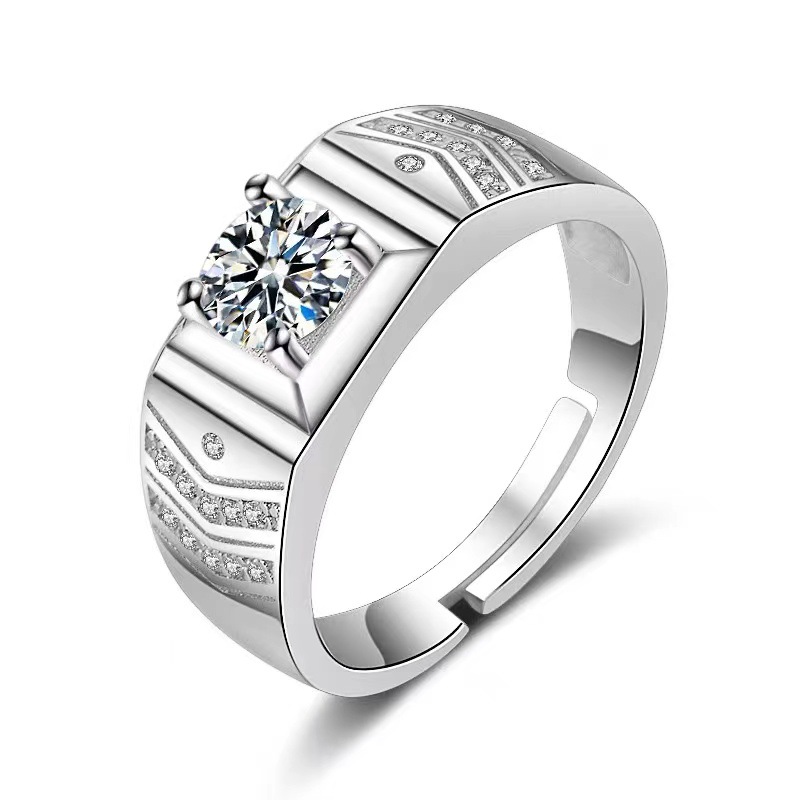 Chiba Silver-Plated Diamond Ring - Fashionable All-Match Wedding Classic Style - Image 24