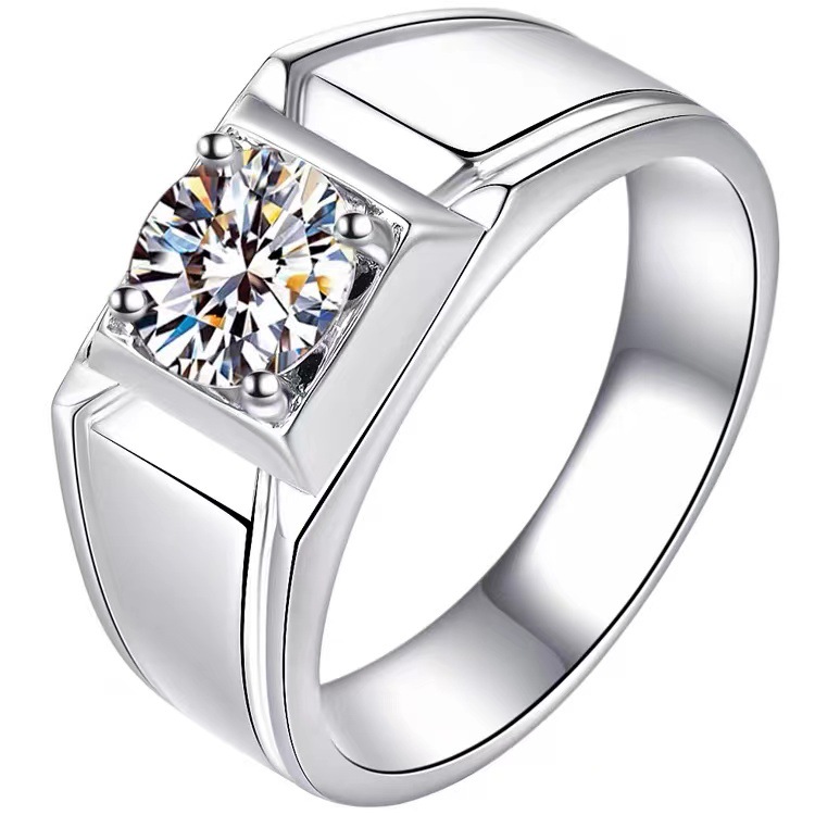 Chiba Silver-Plated Diamond Ring - Fashionable All-Match Wedding Classic Style - Image 26