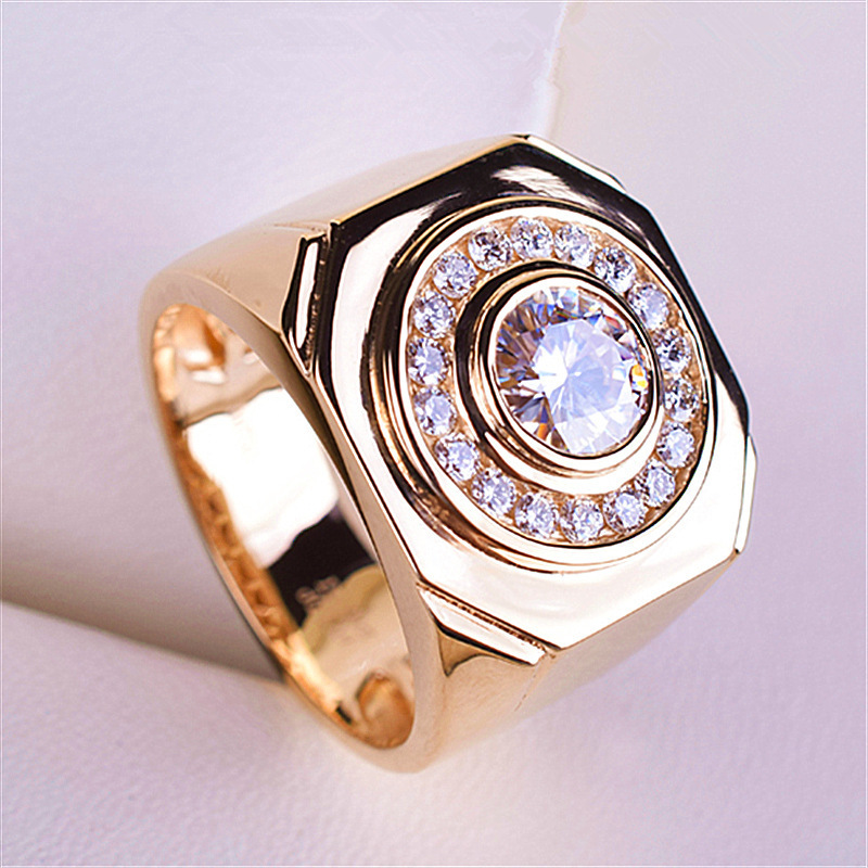 Chiba Silver-Plated Diamond Ring - Fashionable All-Match Wedding Classic Style - Image 37