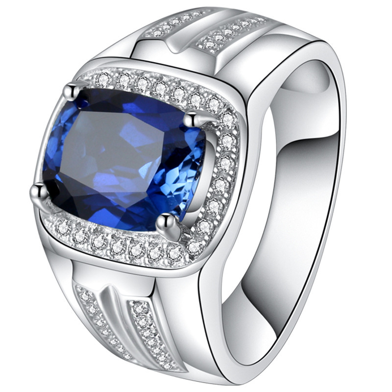 Chiba Silver-Plated Diamond Ring - Fashionable All-Match Wedding Classic Style - Image 40