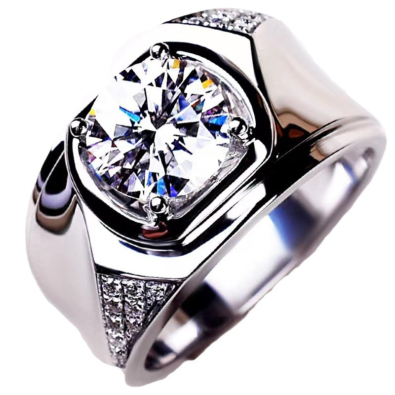Chiba Silver-Plated Diamond Ring - Fashionable All-Match Wedding Classic Style - Image 44