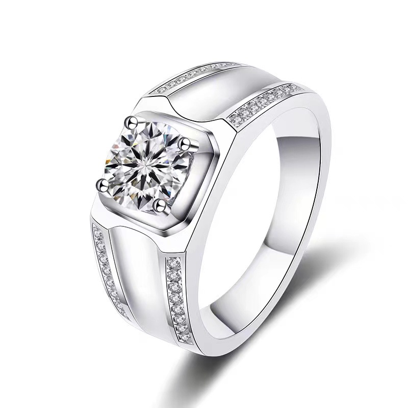 Chiba Silver-Plated Diamond Ring - Fashionable All-Match Wedding Classic Style - Image 65