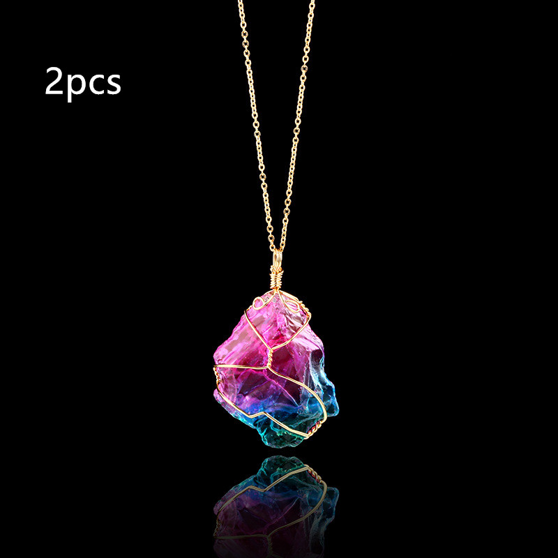 Stunning Rainbow Quartz Crystal Necklace - Unique Gemstone Jewelry - Image 7