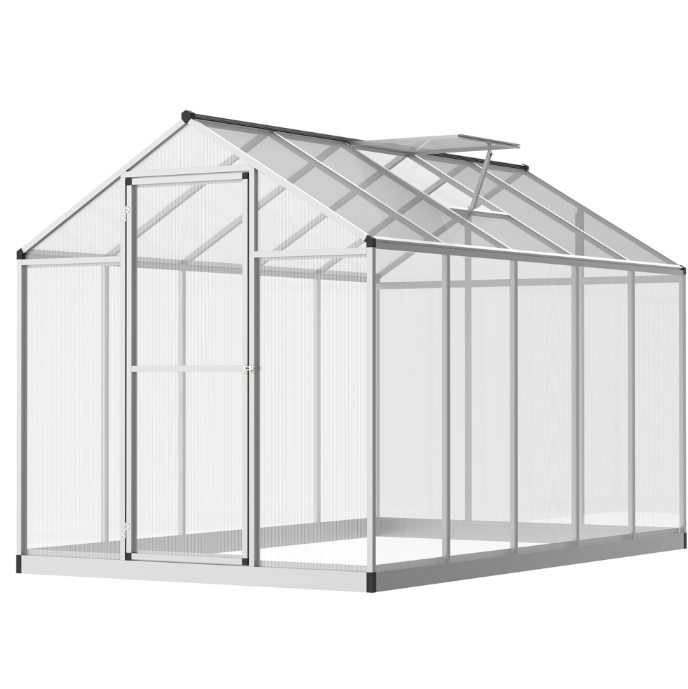 Winter Greenhouse, 10' L x 6' W Walk-In Polycarbonate Structure for Year-Round Gardening - Image 6