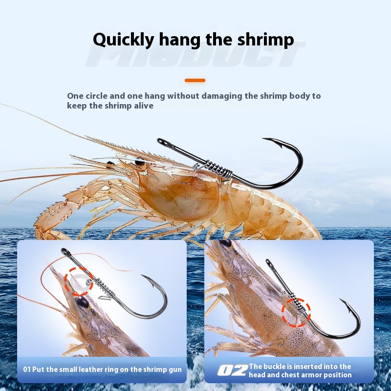 Spring Rubber Band Sea Fishing Lure for Catching Live Shrimp - Image 23