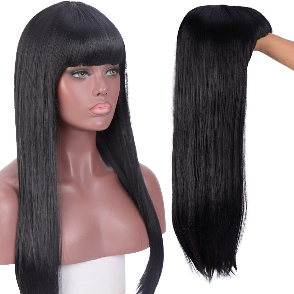 Trendy Ladies Fashion Anime Straight Hair Headgear for Stylish Looks