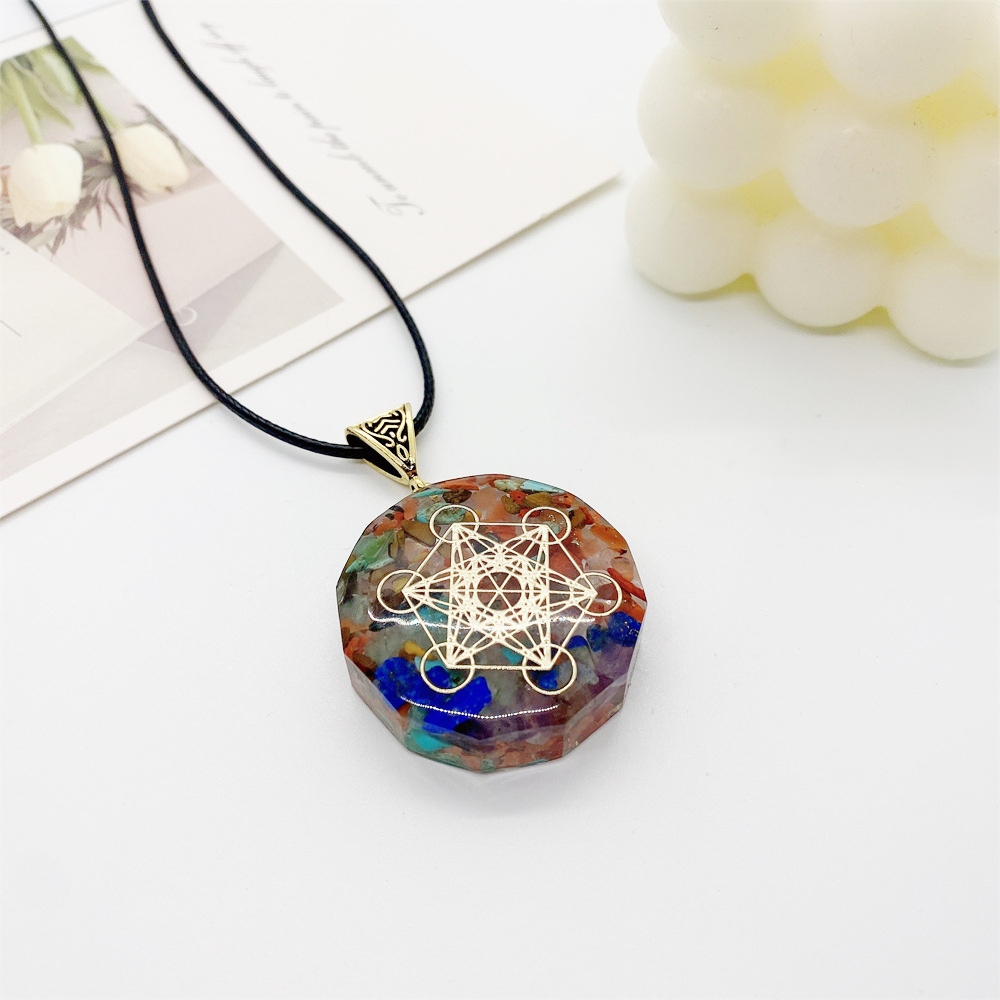 Vintage Reiki Healing Energy Crystal Pendant - Natural Stone Yoga Meditation Necklace - 7 Chakra Spiritual Jewelry Amulet - Image 10
