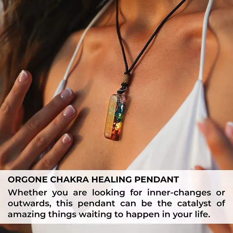 Vintage Reiki Healing Energy Crystal Pendant - Natural Stone Yoga Meditation Necklace - 7 Chakra Spiritual Jewelry Amulet - Image 39