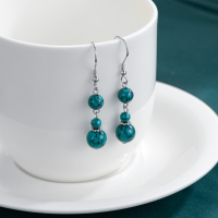 Turquoise Dangle Drop Earrings for Women - Sterling Silver Hook Gifts for Girls - Image 3