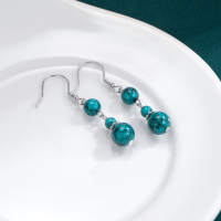 Turquoise Dangle Drop Earrings for Women - Sterling Silver Hook Gifts for Girls - Image 4