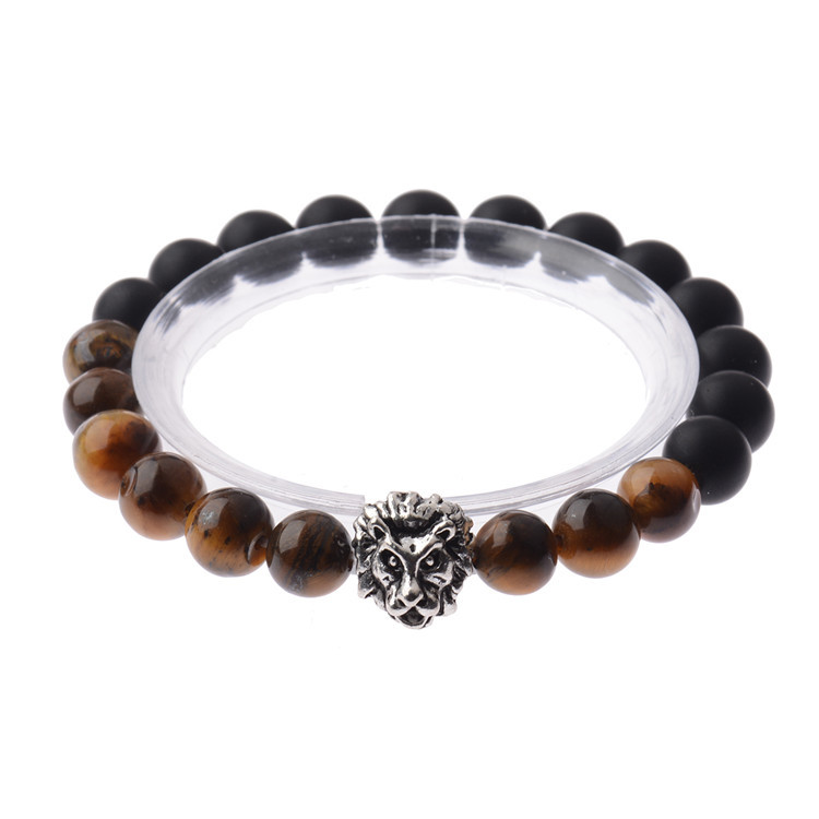 Lion Head Bead Yoga Bracelet – Enhance Your Practice with Stylish Energy - Image 2