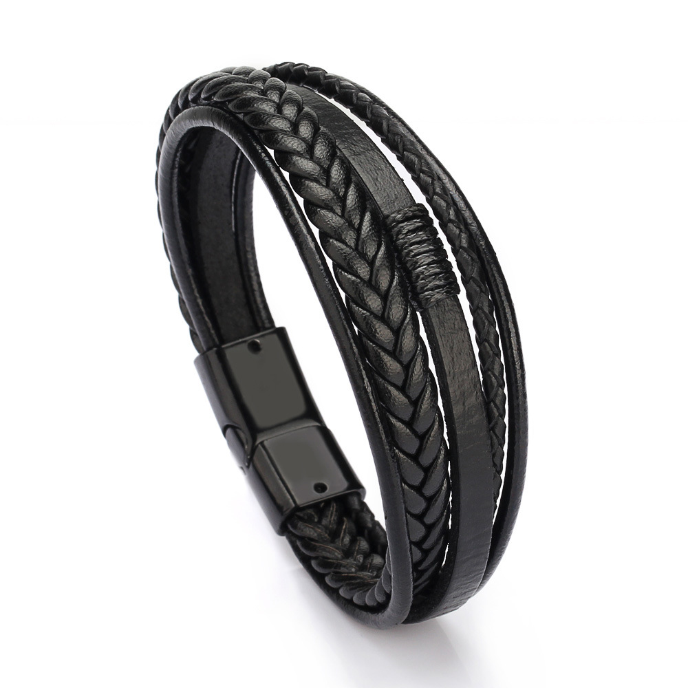 Wholesale Classic Genuine Leather Bracelet for Men at Unbeatable Prices