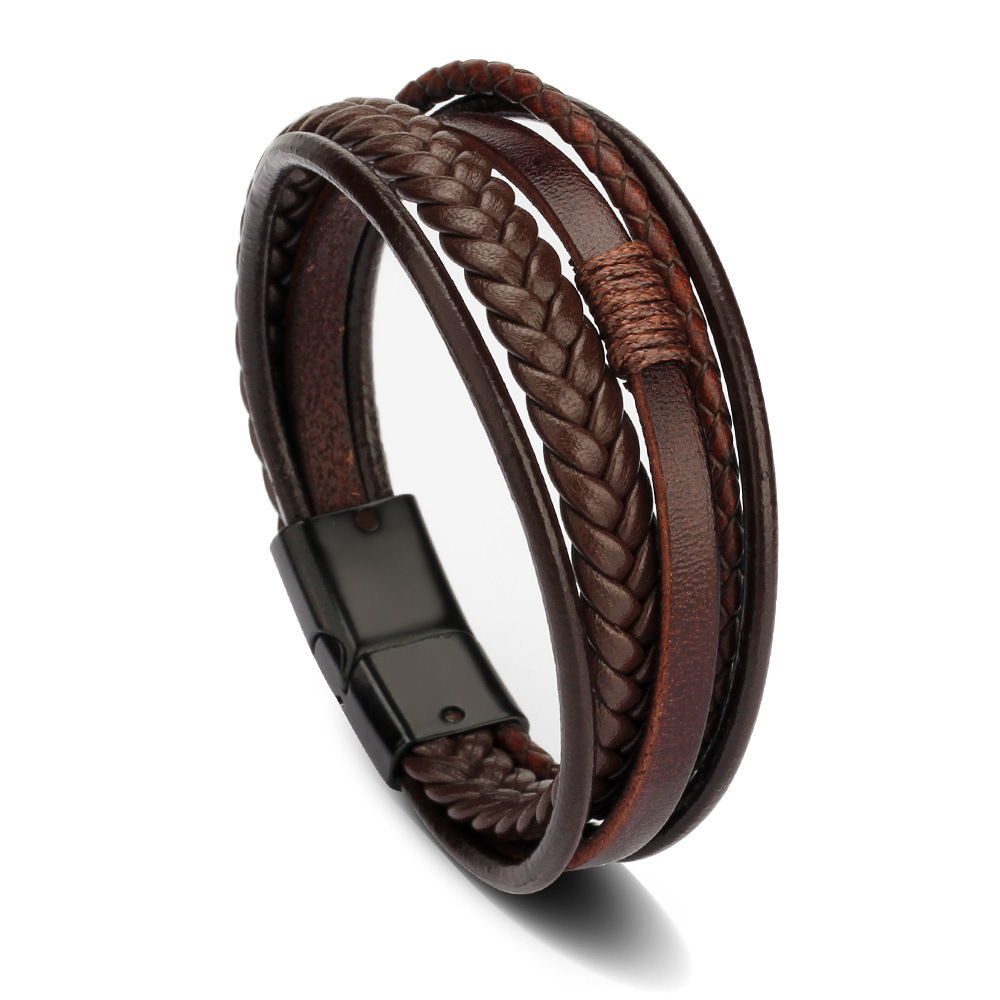 Wholesale Classic Genuine Leather Bracelet for Men at Unbeatable Prices - Image 2