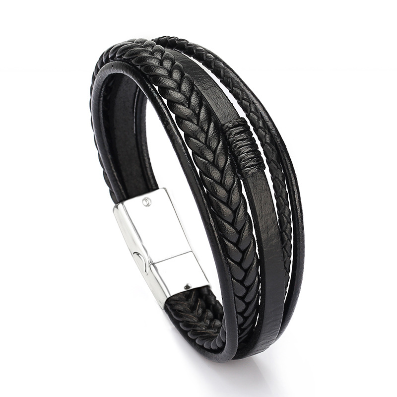 Wholesale Classic Genuine Leather Bracelet for Men at Unbeatable Prices - Image 3