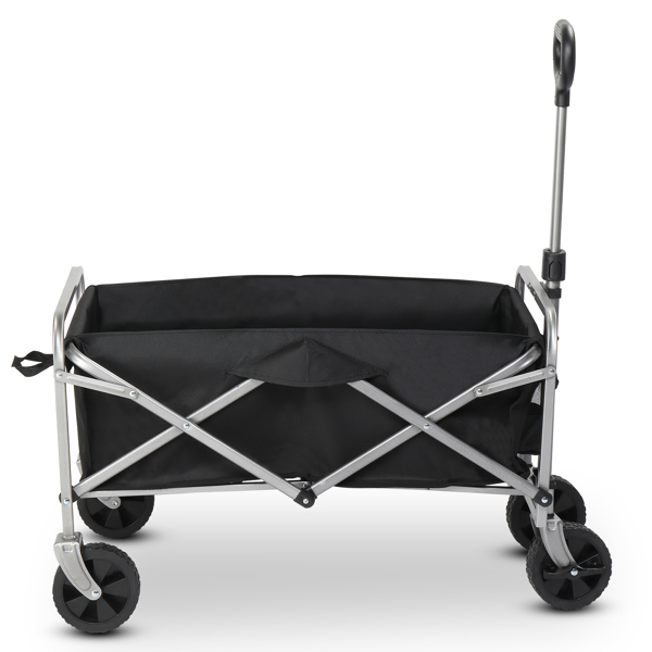 Silver Frame Oxford Cloth Garden Folding Cart - Durable & Stylish Garden Utility - Image 2