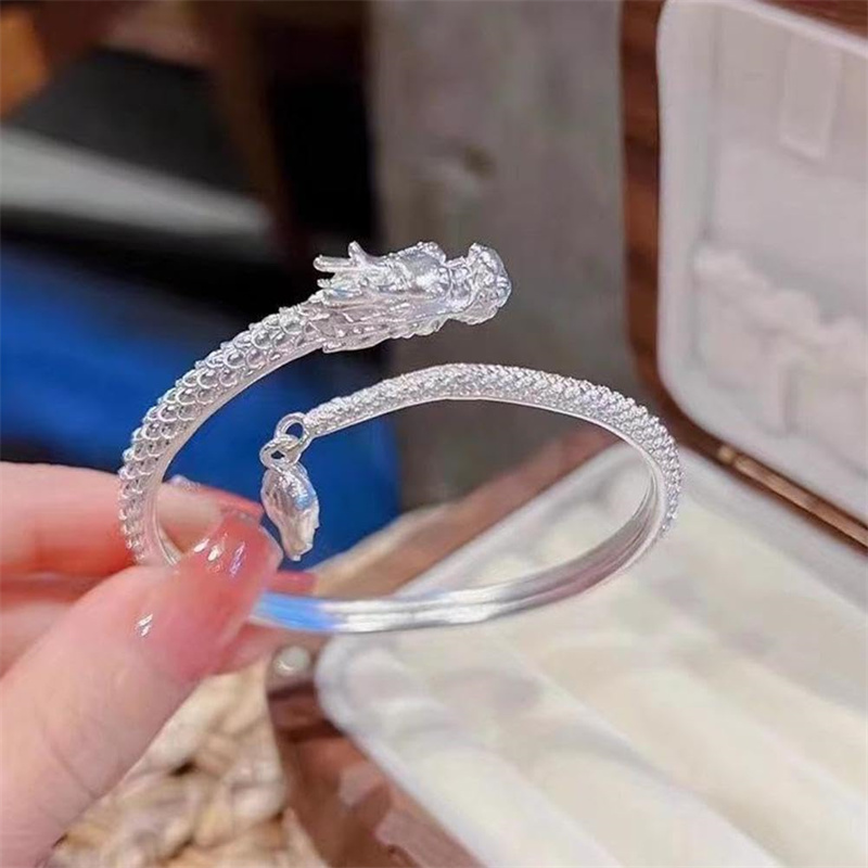 2024 Trendy Adjustable Couple Bracelet with Magical Dragon Tail - Popular Chinese Style Punk Jewelry for Men and Women - Image 10