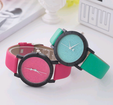 Chic Starry Belt Watch for Women – Frosted Quartz Couple's Timepiece for Students - Image 4