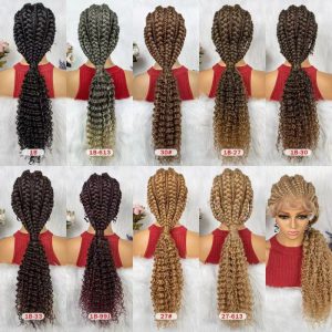 Lace Braided Handcrafted African Wig - Exquisite Hand-woven Style
