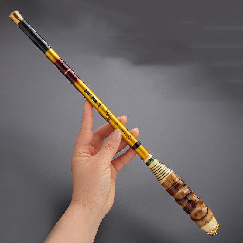 Compact 19 Adjustable Fishing Rod - Mini Portable Short Section Pocket Design