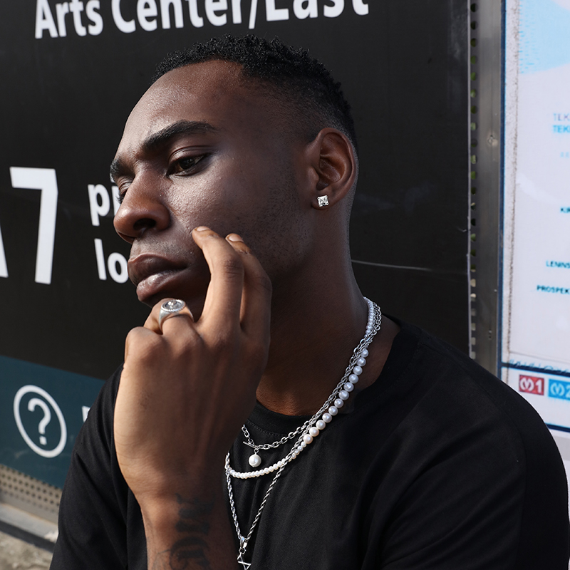 Elegant S925 Sterling Silver Square Diamond Stud Earrings for Every Occasion - Image 6