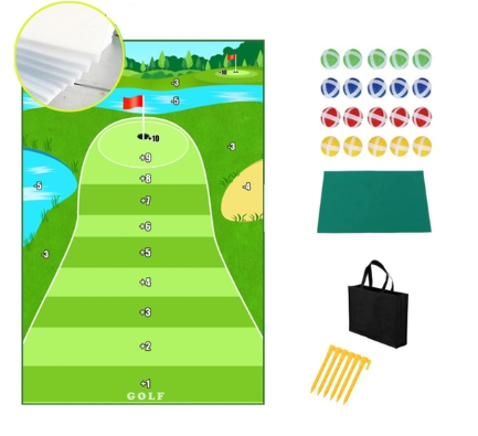 Golf Training Mat for Swing - Parent-Child Toys, Ball Trace Directional Mat, Swing Path Pads for Effective Swing Practice - Image 4
