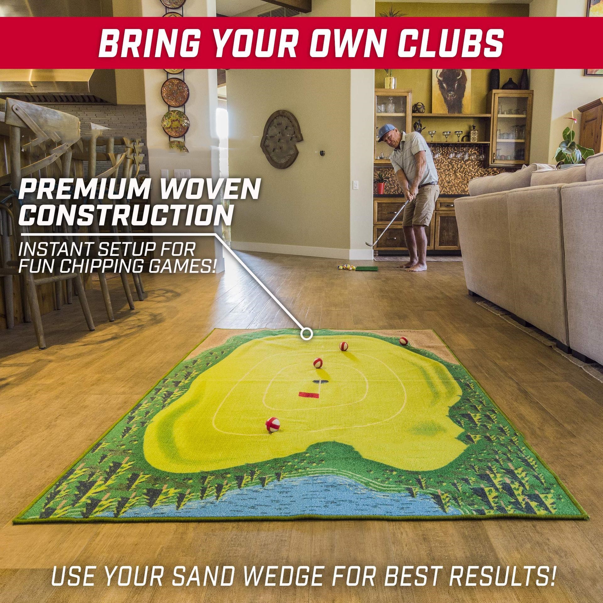 Golf Training Mat for Swing - Parent-Child Toys, Ball Trace Directional Mat, Swing Path Pads for Effective Swing Practice - Image 9