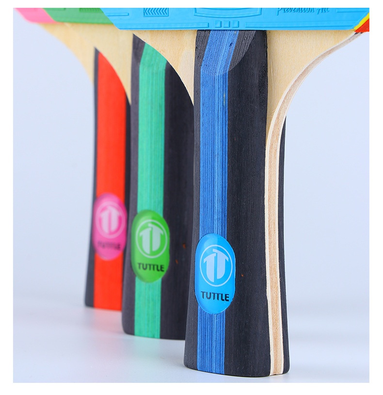Vibrant Pure Wood Single Racket Cover - Professional High Elastic Long Handle Horizontal - Image 8