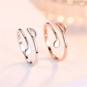Elegant Adjustable Music Rings - Luxury Jewelry Collection