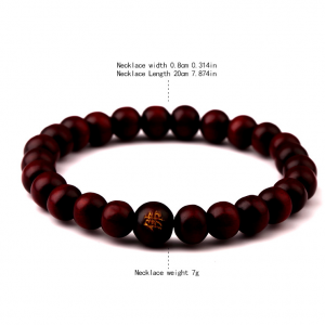 Organic Wooden Beaded Root - Eco-Friendly Decorative Element