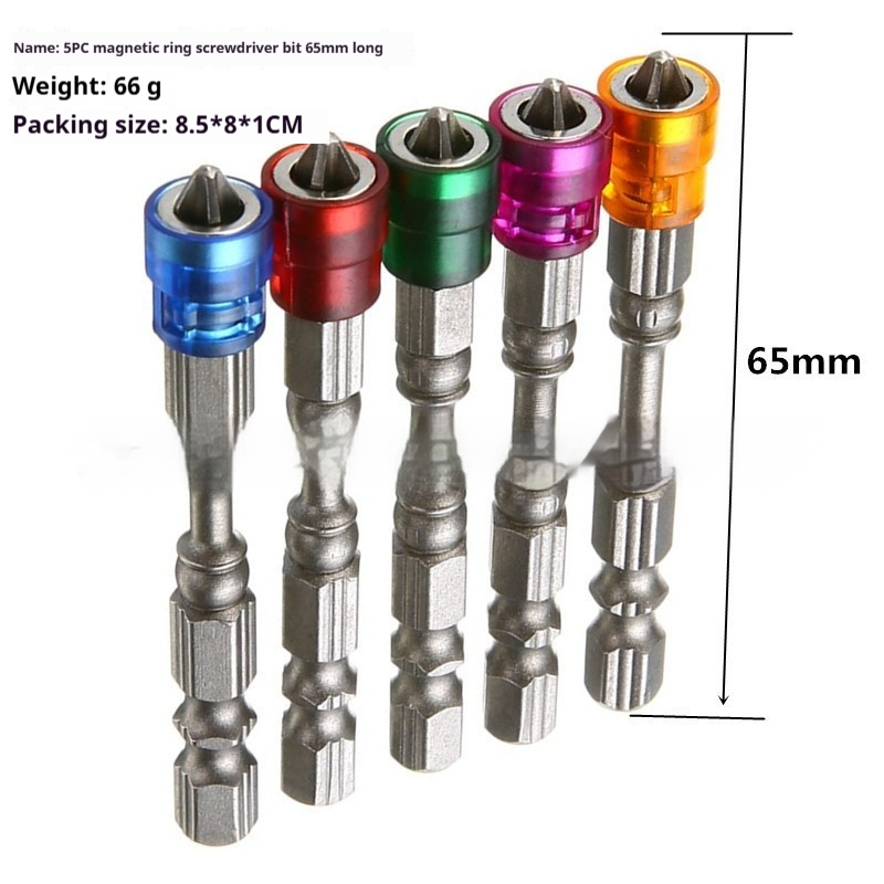 Colorful Magnetic Ring PH2 Cross Bit - Durable Alloy Steel Construction - Image 3