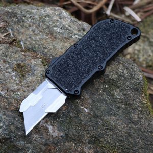 Alloy Outdoor Folding Knife with Removable Blade for Versatile Use