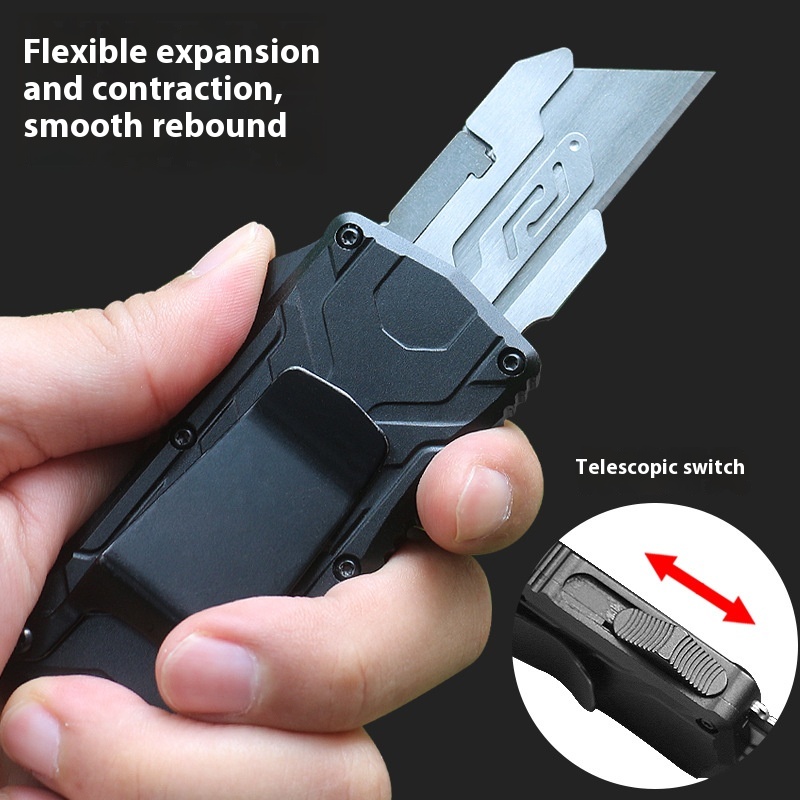 Alloy Outdoor Folding Knife with Removable Blade for Versatile Use - Image 11