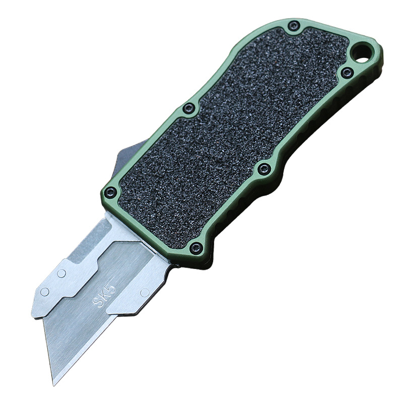 Alloy Outdoor Folding Knife with Removable Blade for Versatile Use - Image 13