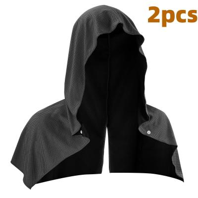 Ultra-Quick Drying Sports Towel - U-shaped Hoodie Cooling Towel for Sun Protection at the Beach, Perfect for Camping, Gym, Swimming, Running, and Yoga - Image 2