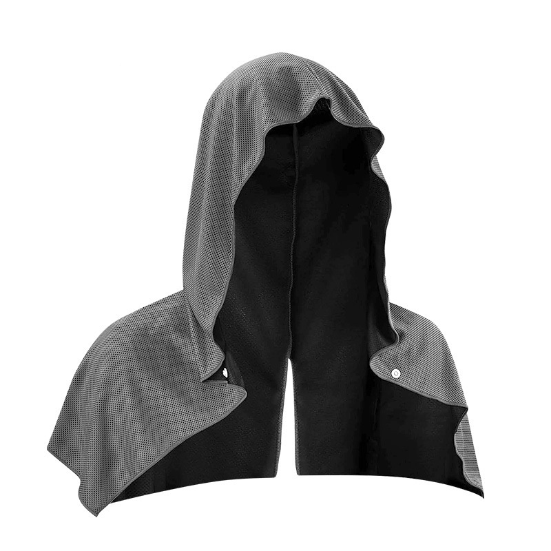 Ultra-Quick Drying Sports Towel - U-shaped Hoodie Cooling Towel for Sun Protection at the Beach, Perfect for Camping, Gym, Swimming, Running, and Yoga - Image 10