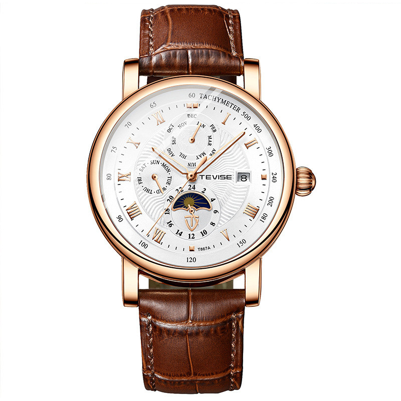 Stylish Automatic Mechanical Casual Men's Tourbillon Watch - Image 7
