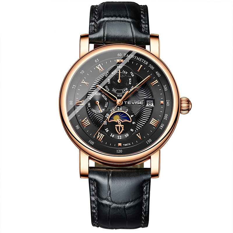 Stylish Automatic Mechanical Casual Men's Tourbillon Watch - Image 8