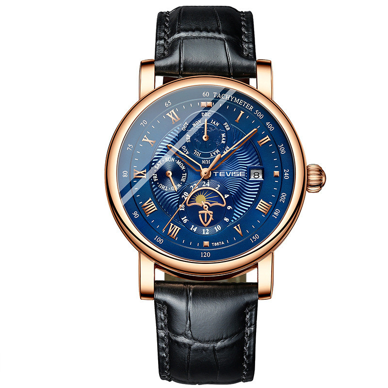 Stylish Automatic Mechanical Casual Men's Tourbillon Watch - Image 9