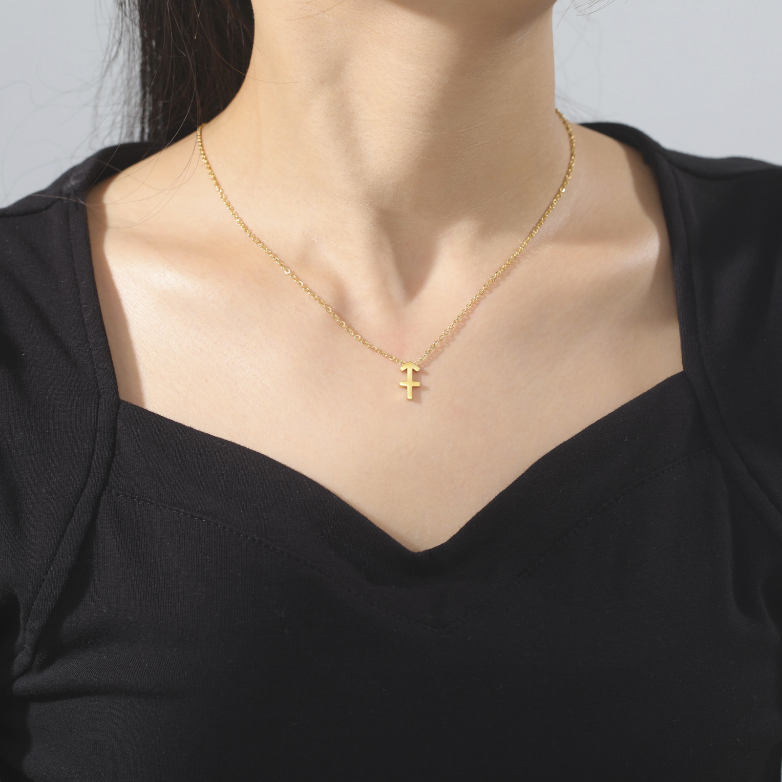 Unique Titanium Steel Zodiac Constellation Pendant Necklace for Every Style - Image 31