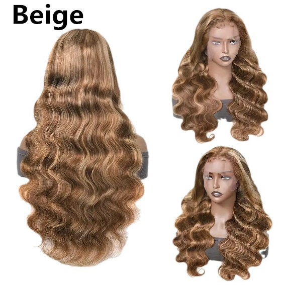 Medium Large Front Lace Wig with Long Curly Waves - Full-Head Style - Image 7