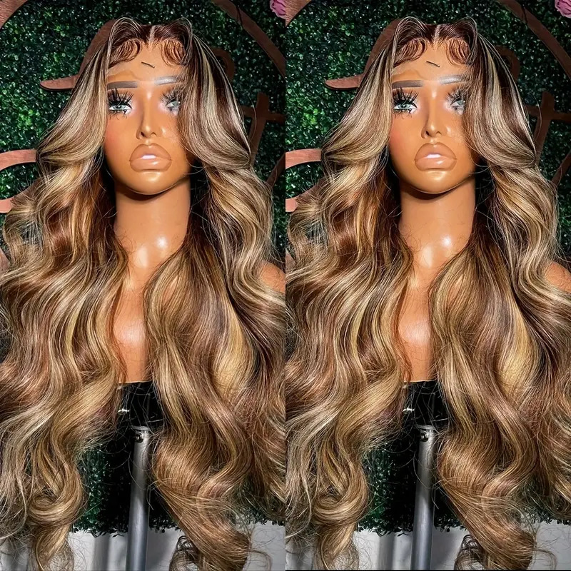 Medium Large Front Lace Wig with Long Curly Waves - Full-Head Style - Image 8