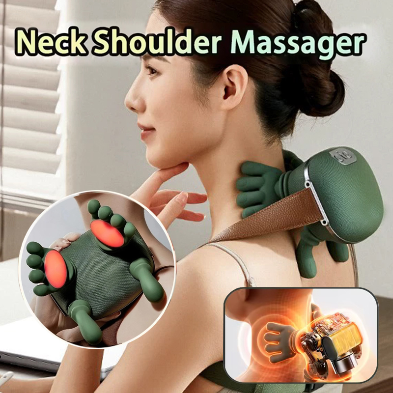 Wireless Electric Neck and Shoulder Muscle Massager - Kneading Shawl for Pain Relief and Relaxation - Image 11