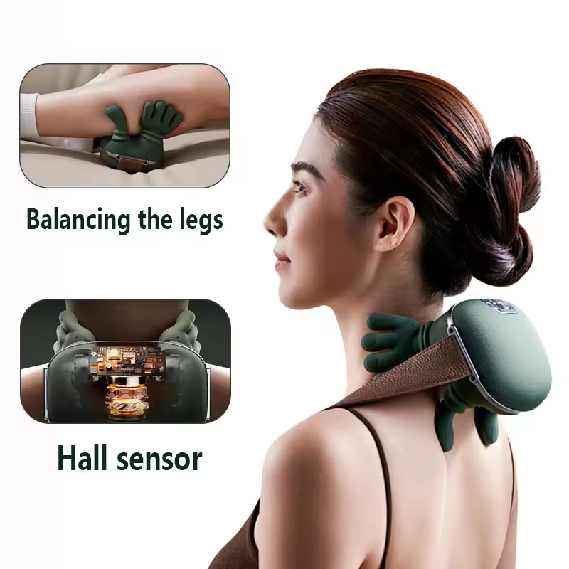 Wireless Electric Neck and Shoulder Muscle Massager - Kneading Shawl for Pain Relief and Relaxation - Image 12