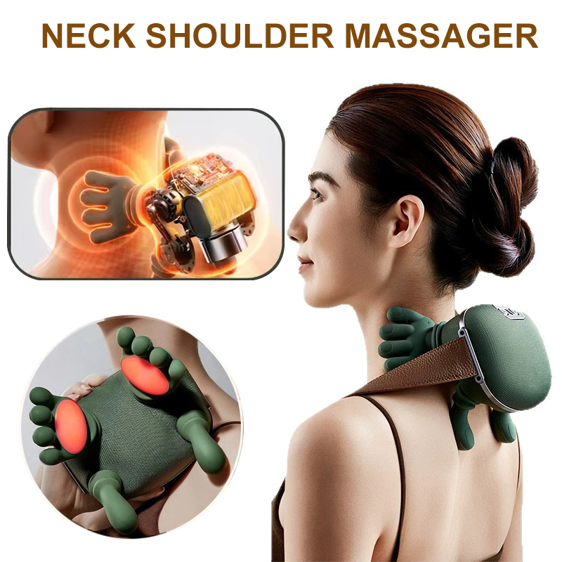 Wireless Electric Neck and Shoulder Muscle Massager - Kneading Shawl for Pain Relief and Relaxation - Image 13
