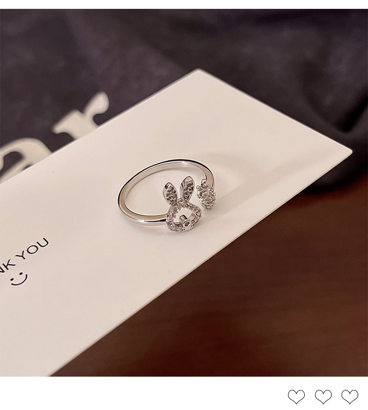 Asymmetric Carrot Rabbit Ring for Women - Unique and Stylish Jewelry - Image 5